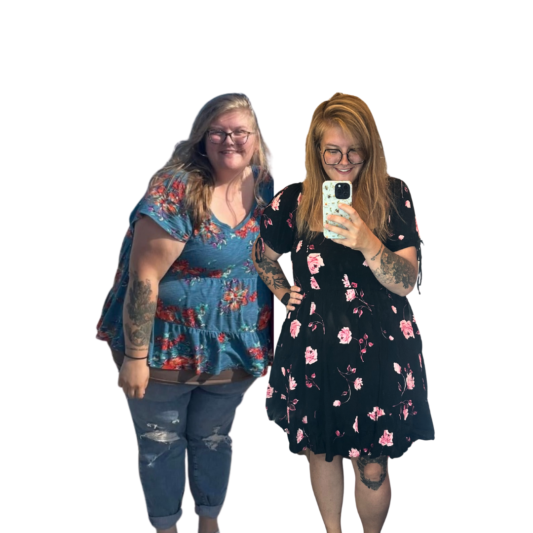 Rachel Flentge Before and After picture